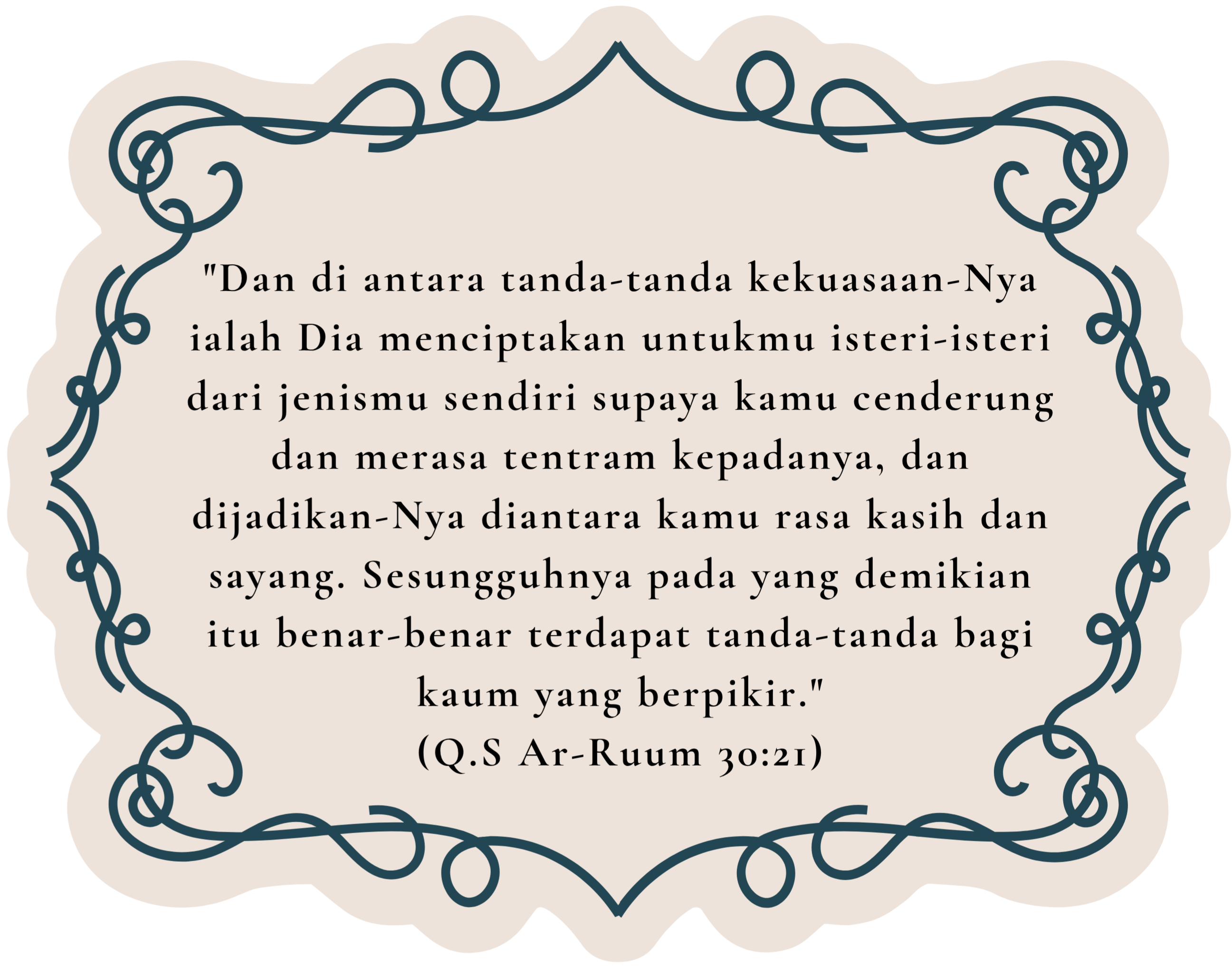 Frame Ayat Ar-Rum